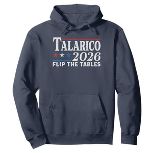 James Talarico 2026 Flip The Tables Hoodie Texas Senate TS11 Navy Print Your Wear