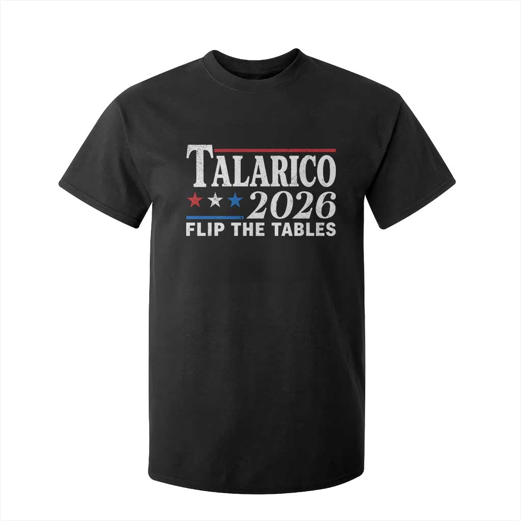 James Talarico 2026 Flip The Tables T Shirt For Kid Texas Senate TS11 Black Print Your Wear