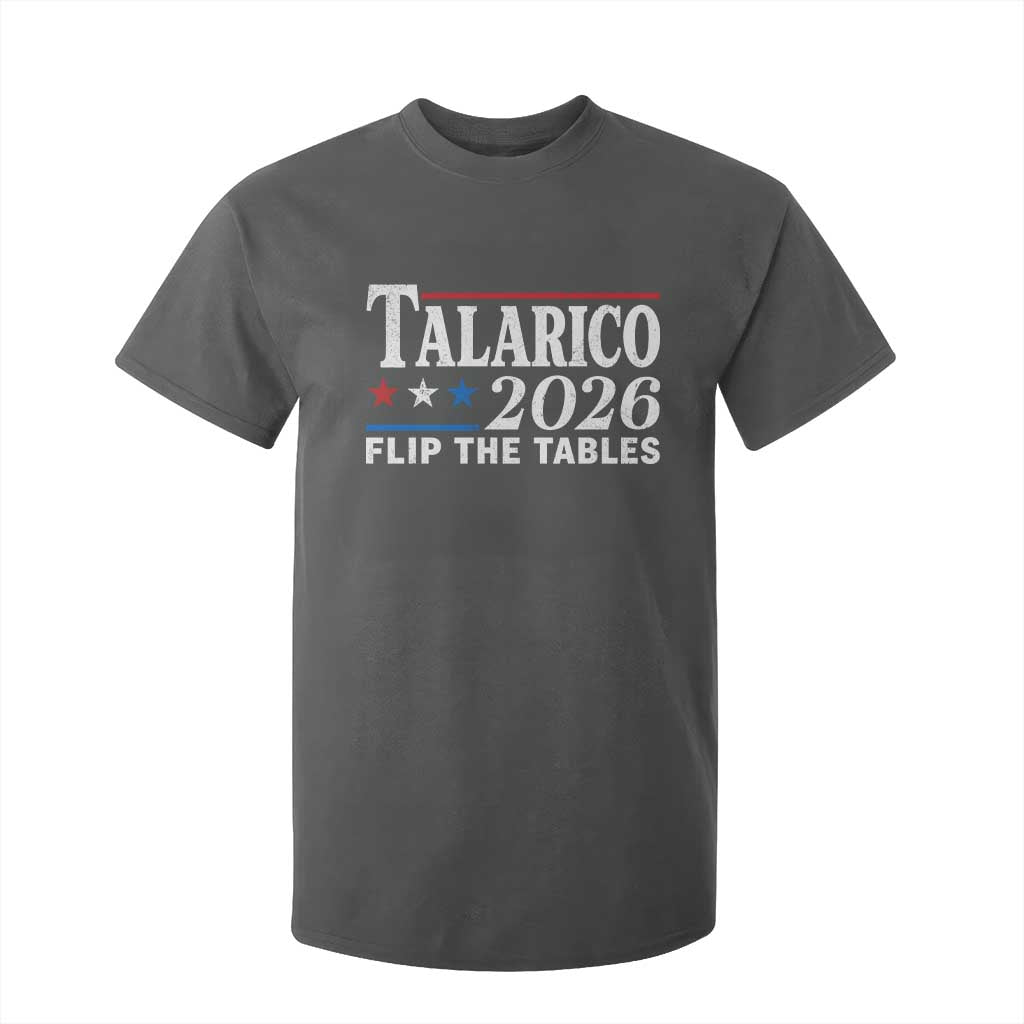 James Talarico 2026 Flip The Tables T Shirt For Kid Texas Senate TS11 Dark Heather Print Your Wear