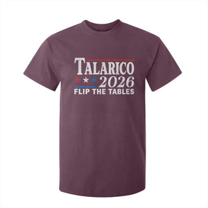 James Talarico 2026 Flip The Tables T Shirt For Kid Texas Senate TS11 Maroon Print Your Wear