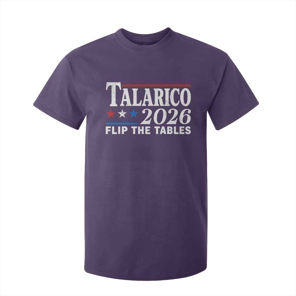 James Talarico 2026 Flip The Tables T Shirt For Kid Texas Senate TS11 Purple Print Your Wear