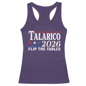 James Talarico 2026 Flip The Tables Racerback Tank Top Texas Senate TS11 Purple Print Your Wear
