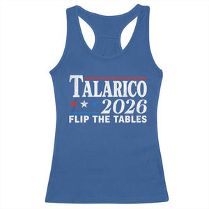 James Talarico 2026 Flip The Tables Racerback Tank Top Texas Senate TS11 Royal Blue Print Your Wear