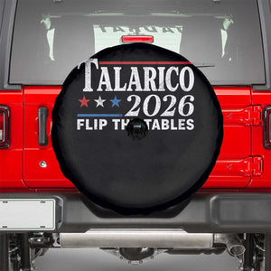James Talarico 2026 Flip The Tables Spare Tire Cover Texas Senate TS11 Black Print Your Wear