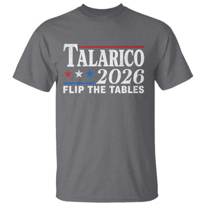 James Talarico 2026 Flip The Tables T Shirt Texas Senate TS11 Charcoal Print Your Wear