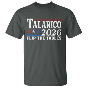 James Talarico 2026 Flip The Tables T Shirt Texas Senate TS11 Dark Heather Print Your Wear