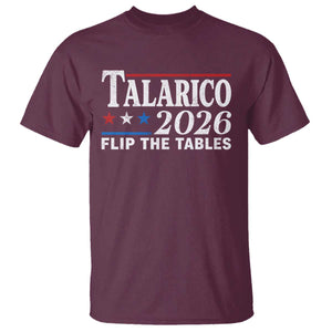 James Talarico 2026 Flip The Tables T Shirt Texas Senate TS11 Maroon Print Your Wear