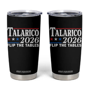 James Talarico 2026 Flip The Tables Tumbler Cup Texas Senate TS11 Black Print Your Wear