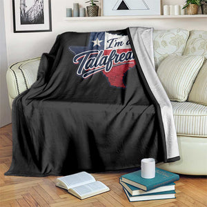 I Am A Talafreako James Talarico Throw Blanket US Senate Vintage Texas Map TS11 Print Your Wear