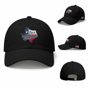 I Am A Talafreako James Talarico Baseball Cap US Senate Vintage Texas Map TS11 Baseball Cap Universal Fit Black Print Your Wear
