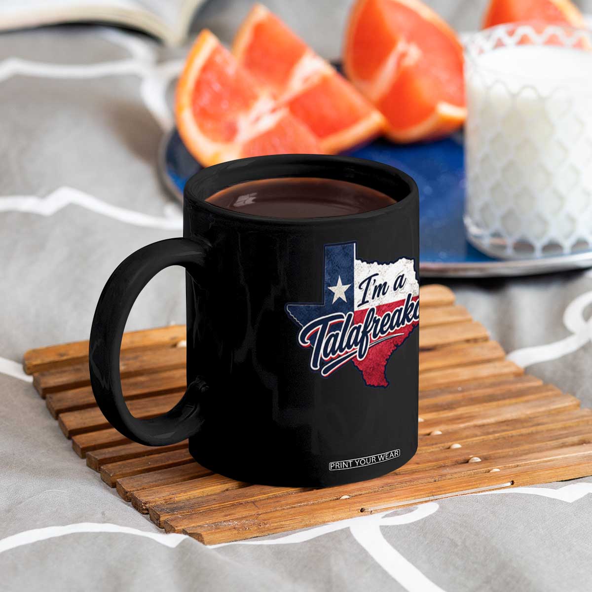 I Am A Talafreako James Talarico Coffee Mug US Senate Vintage Texas Map TS11 Print Your Wear