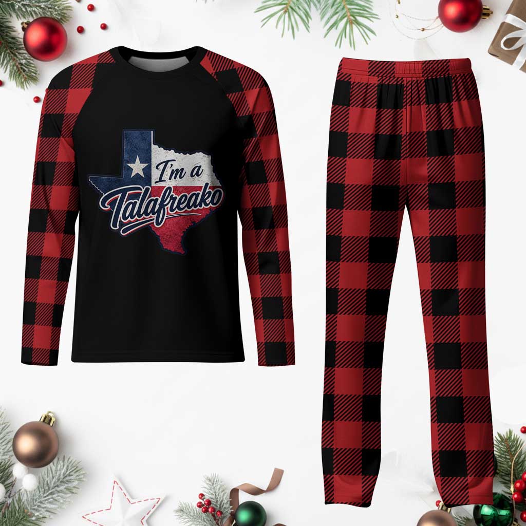 I Am A Talafreako James Talarico Plaid Pajama Set US Senate Vintage Texas Map TS11 Buffalo Plaid Print Your Wear