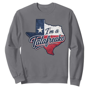 I Am A Talafreako James Talarico Sweatshirt US Senate Vintage Texas Map TS11 Charcoal Print Your Wear