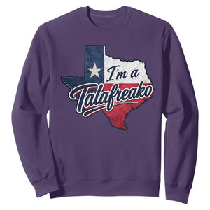 I Am A Talafreako James Talarico Sweatshirt US Senate Vintage Texas Map TS11 Purple Print Your Wear