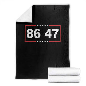 Vintage 8647 Throw Blanket US Political FDT Stars And Stripes TS11 Black Print Your Wear