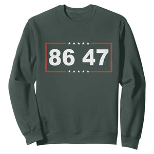 Vintage 8647 Sweatshirt US Political FDT Stars And Stripes TS11 Dark Forest Green Print Your Wear