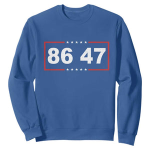 Vintage 8647 Sweatshirt US Political FDT Stars And Stripes TS11 Royal Blue Print Your Wear