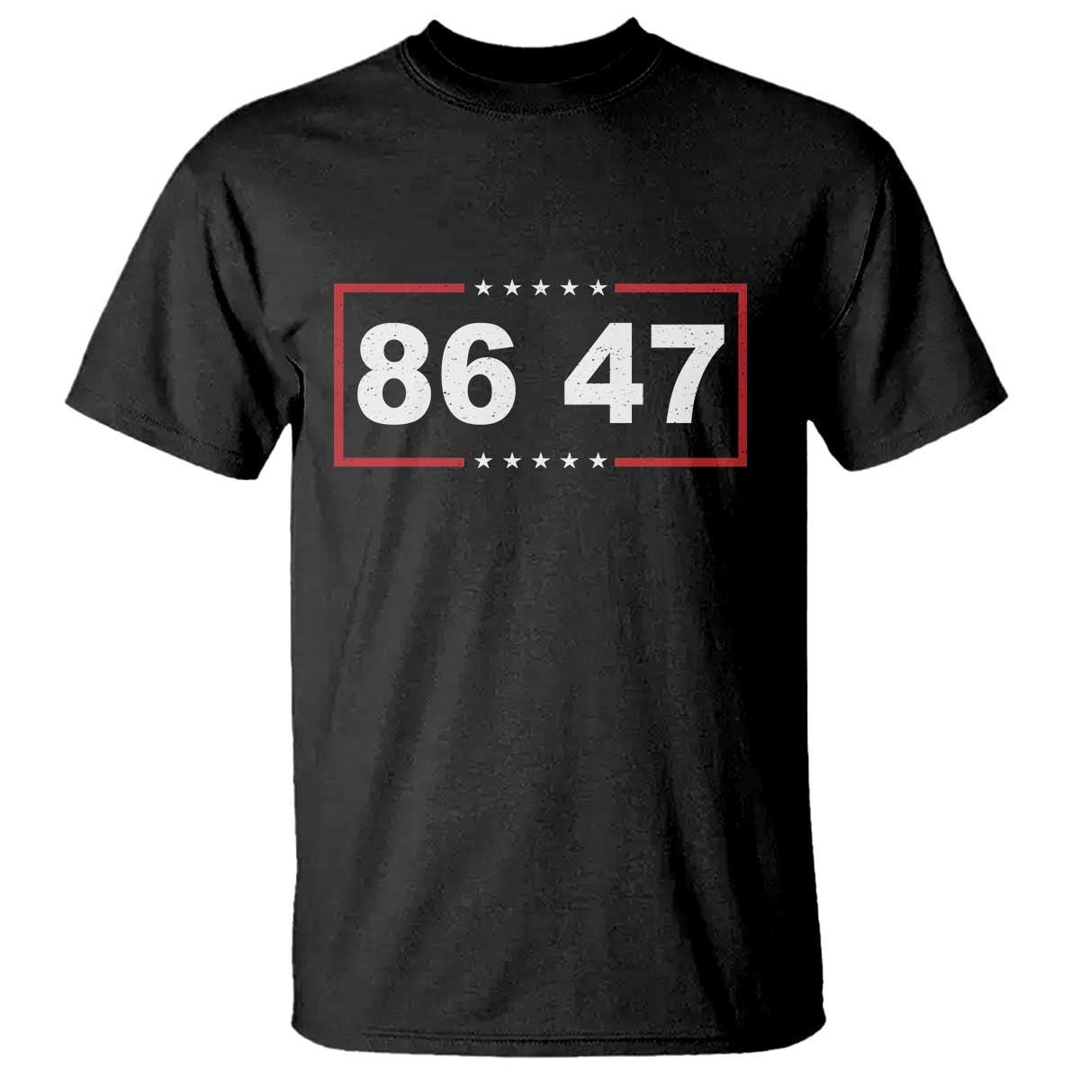 Vintage 8647 T Shirt US Political FDT Stars And Stripes TS11 Black Print Your Wear