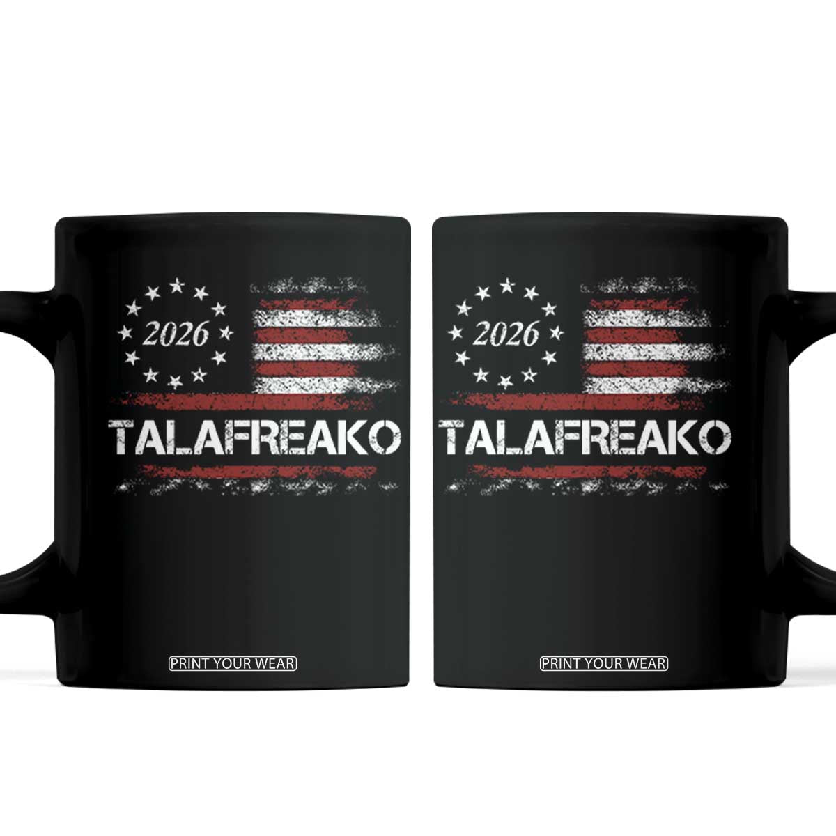 Talafreako James Talarico 2026 Coffee Mug US Senate Texas Vintage American Flag TS11 Black Print Your Wear