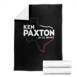 Ken Paxton for US Senate Throw Blanket Texas Senate Race 2026 TS11 Black Print Your Wear