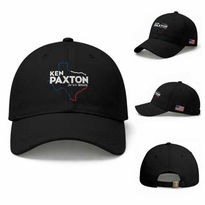 Ken Paxton for US Senate Baseball Cap Texas Senate Race 2026 TS11 Baseball Cap Universal Fit Black Print Your Wear