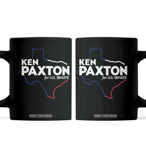 Ken Paxton for US Senate Coffee Mug Texas Senate Race 2026 TS11 Black Print Your Wear