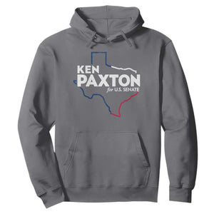Ken Paxton for US Senate Hoodie Texas Senate Race 2026 TS11 Charcoal Print Your Wear