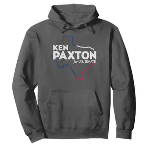 Ken Paxton for US Senate Hoodie Texas Senate Race 2026 TS11 Dark Heather Print Your Wear