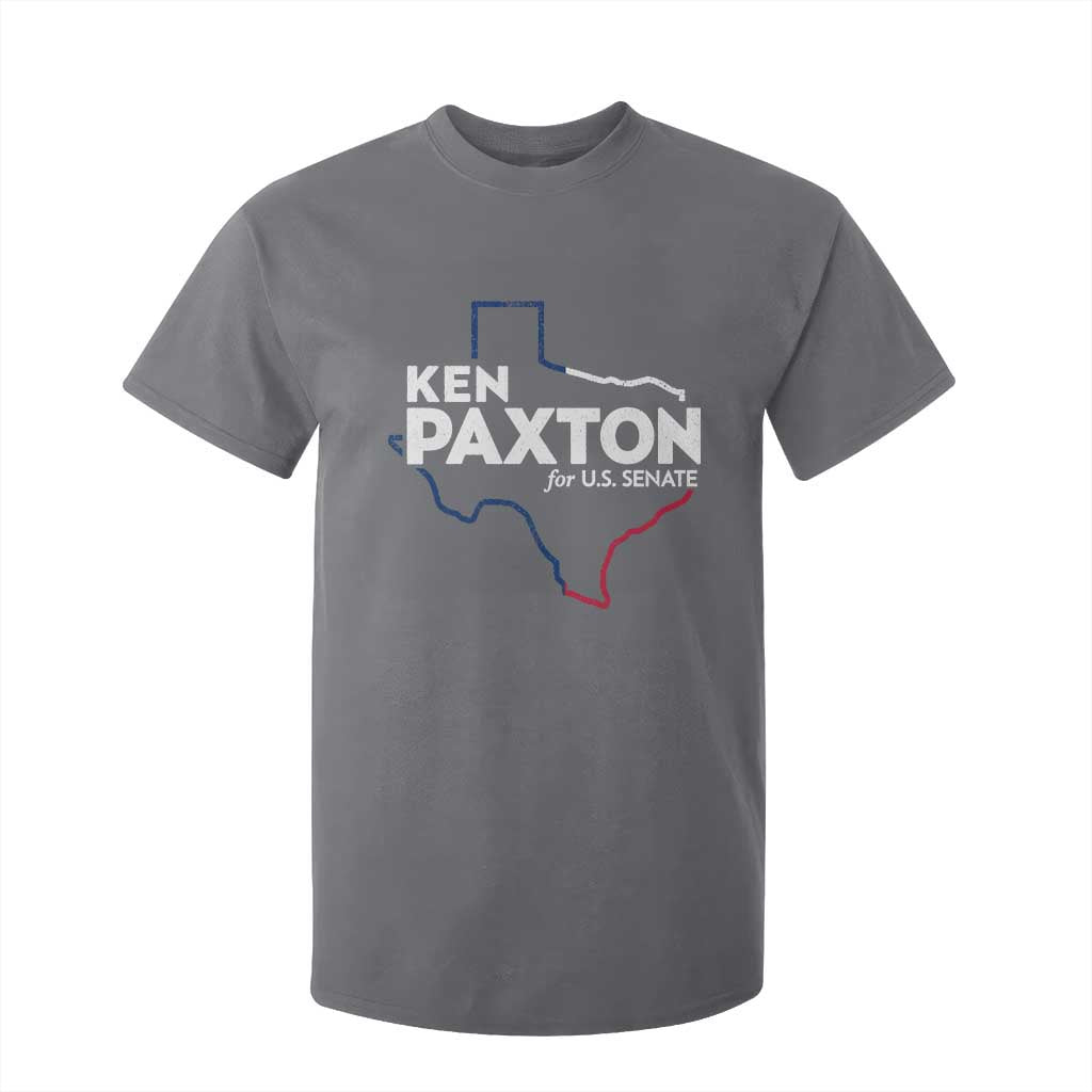 Ken Paxton for US Senate T Shirt For Kid Texas Senate Race 2026 TS11 Charcoal Print Your Wear
