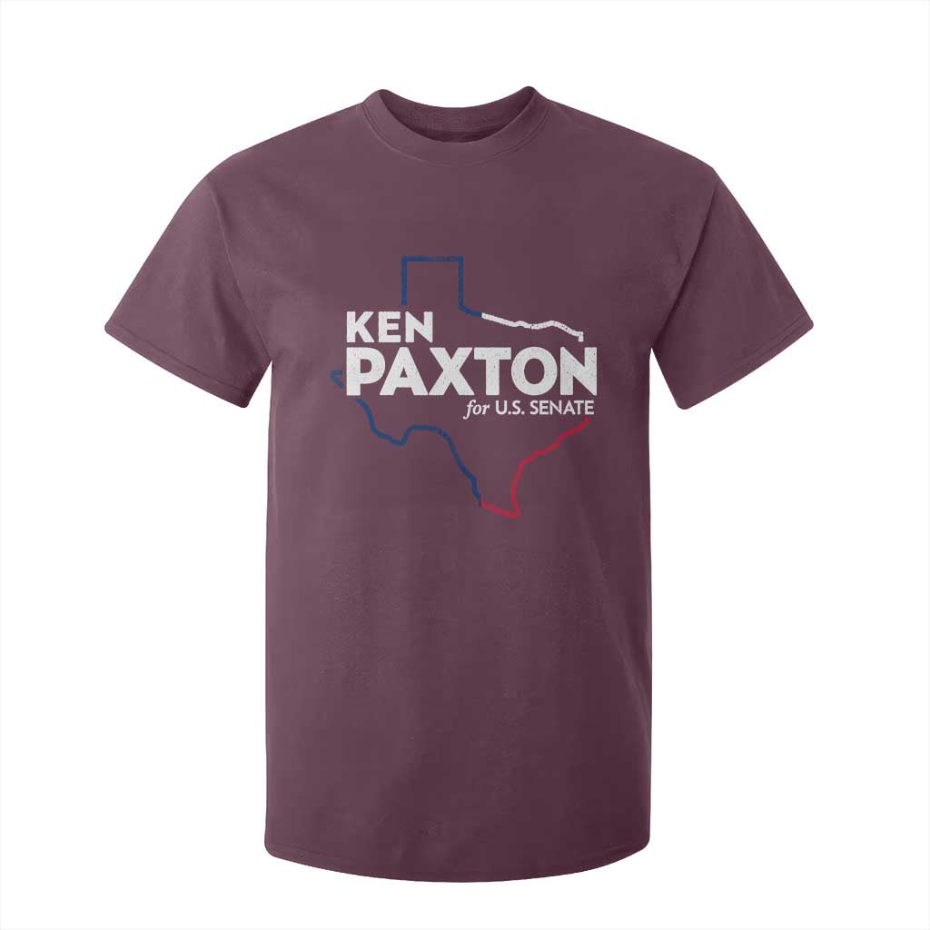 Ken Paxton for US Senate T Shirt For Kid Texas Senate Race 2026 TS11 Maroon Print Your Wear