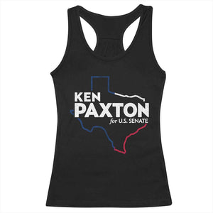 Ken Paxton for US Senate Racerback Tank Top Texas Senate Race 2026 TS11 Black Print Your Wear