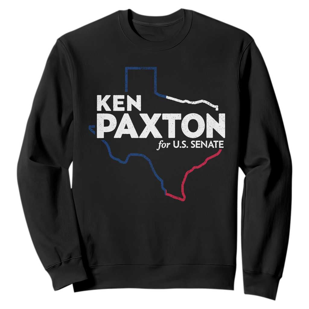 Ken Paxton for US Senate Sweatshirt Texas Senate Race 2026 TS11 Black Print Your Wear