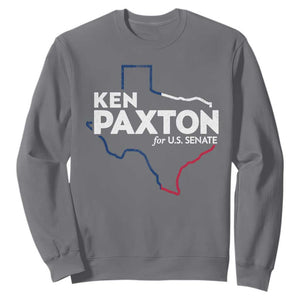 Ken Paxton for US Senate Sweatshirt Texas Senate Race 2026 TS11 Charcoal Print Your Wear