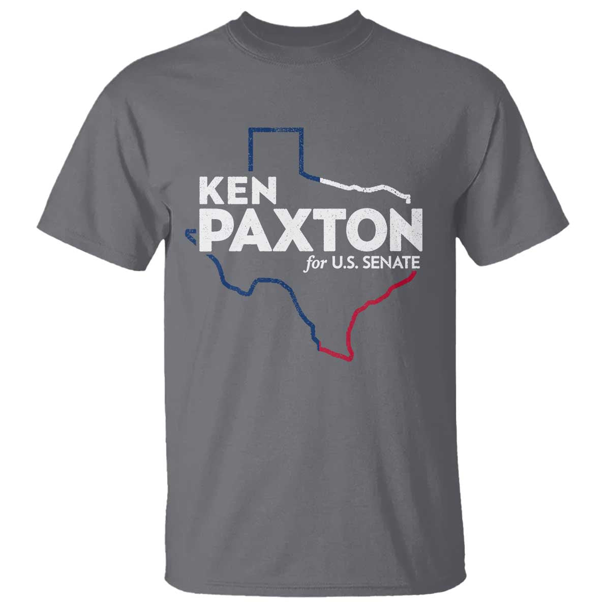Ken Paxton for US Senate T Shirt Texas Senate Race 2026 TS11 Charcoal Print Your Wear