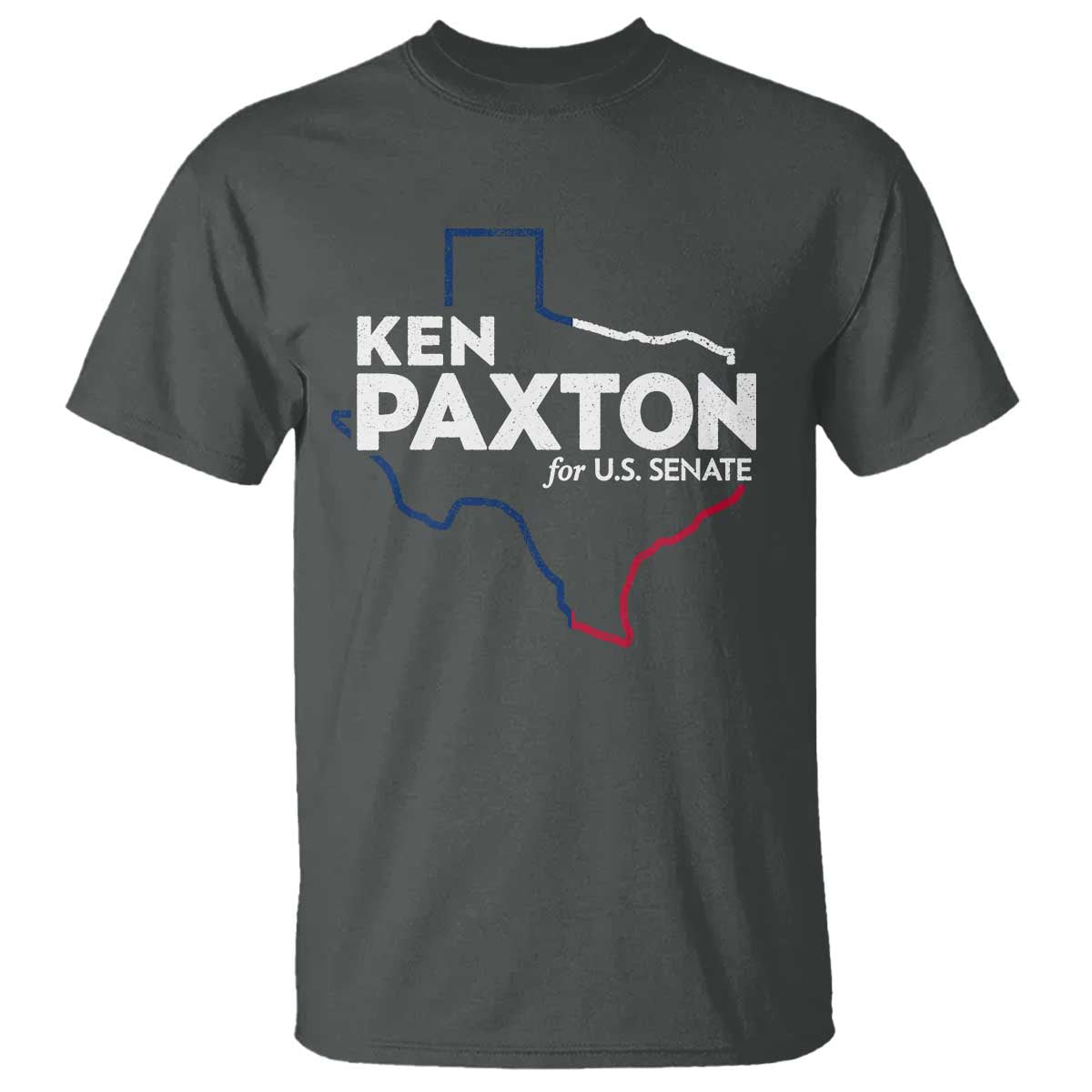 Ken Paxton for US Senate T Shirt Texas Senate Race 2026 TS11 Dark Heather Print Your Wear