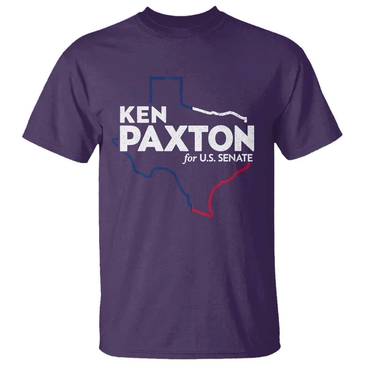Ken Paxton for US Senate T Shirt Texas Senate Race 2026 TS11 Purple Print Your Wear