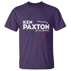 Ken Paxton for US Senate T Shirt Texas Senate Race 2026 TS11 Purple Print Your Wear