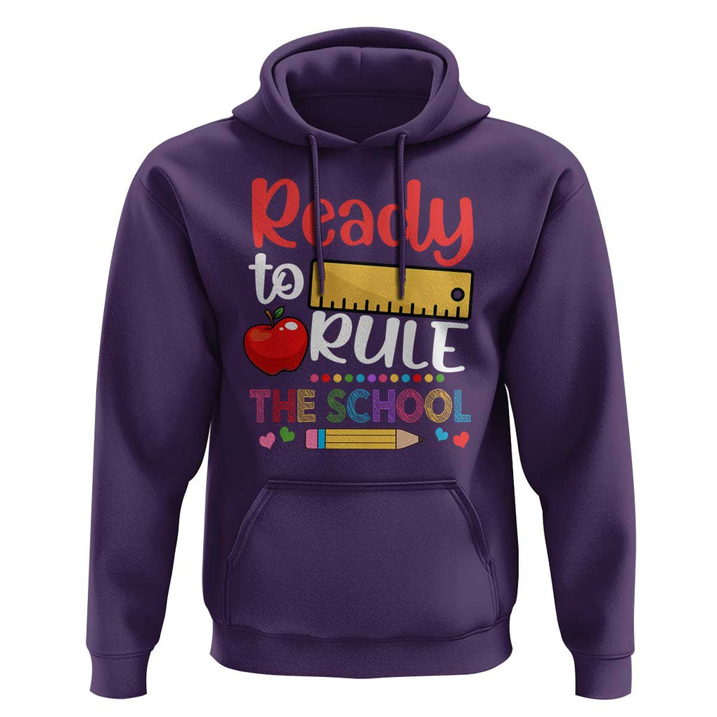 Ready To Rule The School Hoodie First Day Of School Ruler TS11 Purple Print Your Wear