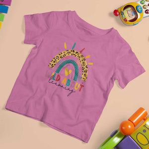 Back To School T Shirt For Kid Wild About Learning Leopard Rainbow TS11 Azalea Print Your Wear