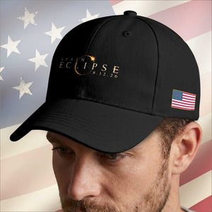 Spain Solar Eclipse 2026 Baseball Cap August 12 2026 Total Eclipse TS11 Print Your Wear