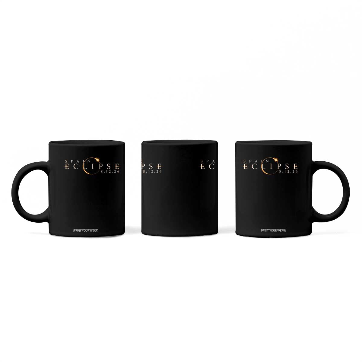 Spain Solar Eclipse 2026 Coffee Mug August 12 2026 Total Eclipse TS11 Print Your Wear