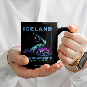 Iceland Total Solar Eclipse 2026 Coffee Mug August 12 Eclipse Totality Chaser Aurora Northern Lights TS11 Print Your Wear