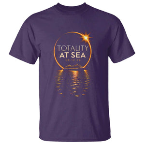 Total Solar Eclipse At Sea 2026 T Shirt Totality Eclipse Cruise TS11 Purple Print Your Wear