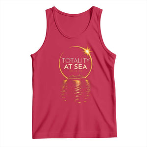 Total Solar Eclipse At Sea 2026 Tank Top Totality Eclipse Cruise TS11 Red Print Your Wear