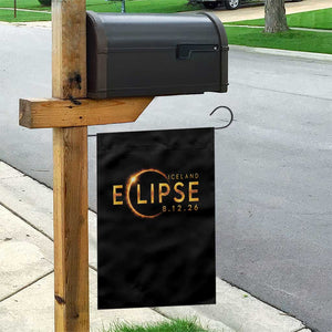 Iceland Eclipse 2026 Garden Flag August 12 26 Solar Eclipse Totality TS11 Print Your Wear