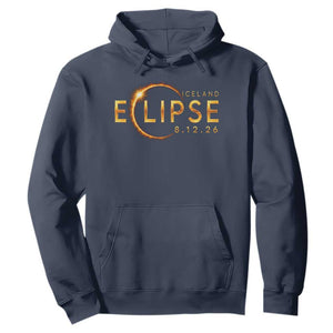 Iceland Eclipse 2026 Hoodie August 12 26 Solar Eclipse Totality TS11 Navy Print Your Wear