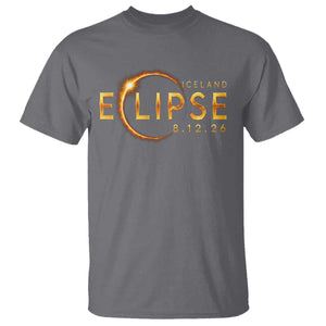 Iceland Eclipse 2026 T Shirt August 12 26 Solar Eclipse Totality TS11 Charcoal Print Your Wear