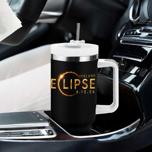 Iceland Eclipse 2026 Tumbler With Handle August 12 26 Solar Eclipse Totality TS11 Print Your Wear