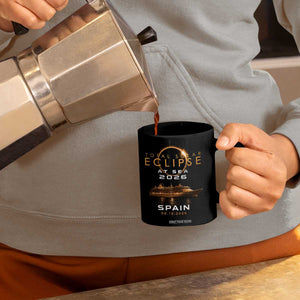 Spain Total Solar Eclipse 2026 At Sea Cruise Coffee Mug TS11 Print Your Wear