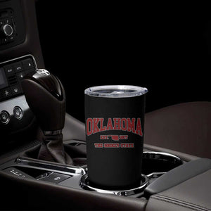 Oklahoma Sports Throwback Design Jersey Style Tumbler Cup TS11 Print Your Wear
